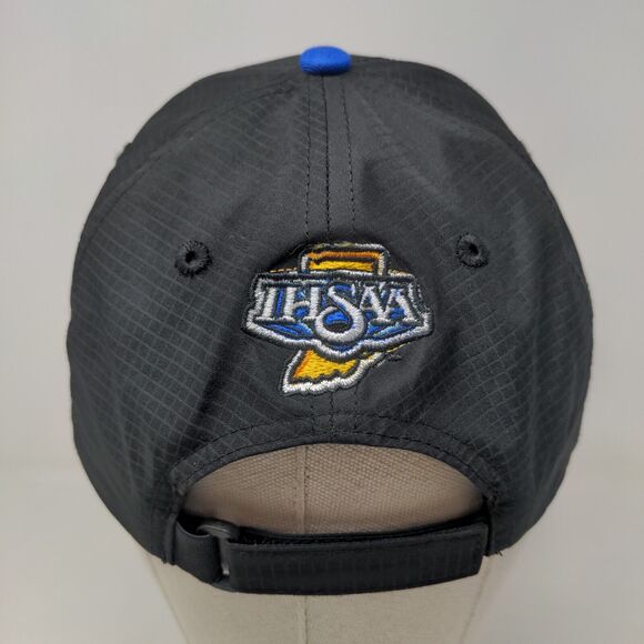 Cap America Men's Strapback Hat Black Embroidered IHSAA Foundation Logo - Picture 5 of 8